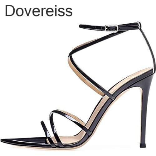 Summer Women New Fashion Sexy Clear Heels Pure Color Silver Party Shoes Narrow Band Stilettos Heels Sandals 41 42 43