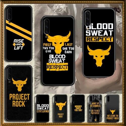 The Rock Dwayne Johnson Phone case For Samsung Galaxy A 3 5 7 8 10 20 21 30 40 50 51 70 71 E S 2016 2018 4G black silicone back