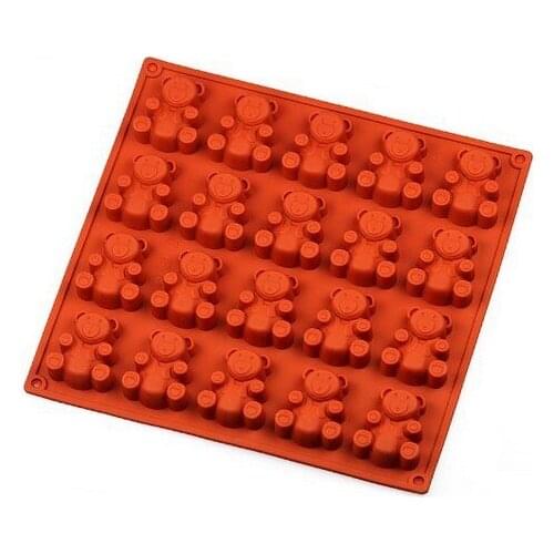 Cake Mold Mould Muffin Cups Cake Pan Ice Chocolate Mold 20-Bear Mold