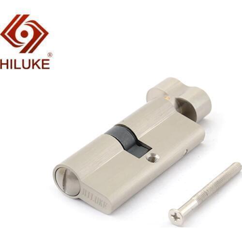 HILUKE 70mm brass alloy lock core single open channel toilet bathroom lock cylinder hihg quality
