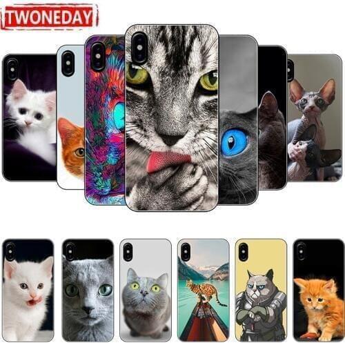 Colorful Cell Phone Covers Case for Iphone X XS XR XS MAX 7 8 6 5 SE 7S 6S 5C Plus Soft TPU Cases Printed Back Cover Capa Full