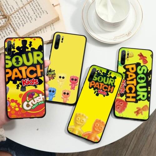 Cute Candy Sour Patch Kids Soft black_yyt Phone Case For Huawei P20 P30 P40 lite Pro P Smart 2019 Mate 10 20 Lite Pro Nova 5t