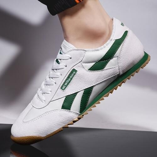 Mens Casual Shoes Non-slip Retro Sneakers Light Breathable Sports Casual Men Shoes Outdoor Leather Running Shoes Size 39-44