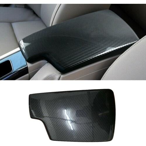 Carbon Fiber Armrest Box Cover Trim for BMW 3 5 7 Series X5 X6 E90 F35 F10 F18 G30 G38 E66 Car Interior Accessories