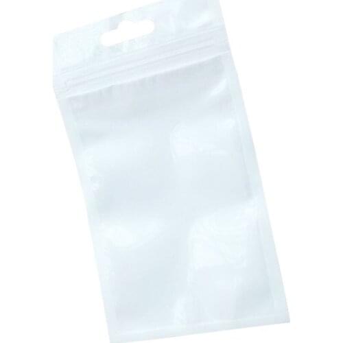 Plastic Bag Self Sealing Phone Accessories Packaging Pouch Bags with Hang Hole for Earphone USB Cable Car Charger Phone Case