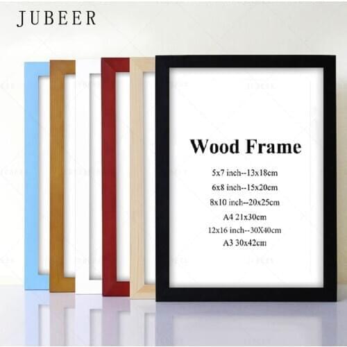 A4 A3 Photo Frame Black White Color Picture Frames for Wall Picture Frames Wall Photo Frame 8x10 Frame Wood Picture Frame
