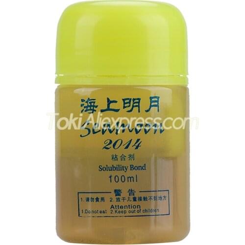 HAIFU SEA MOON Table Tennis Rubber Sponge Solubility Bond Booster Oil 100ml Original HAIFU SEAMOON VOC Tune Ping Pong Booster