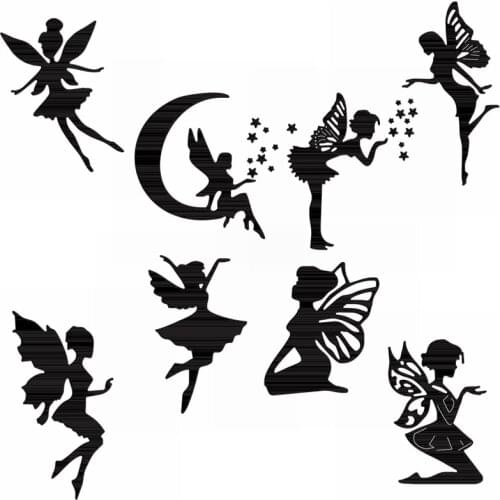 Fairytale Girls Flying Elfs Decorative Embossing Papercard Crafts Die 2021 Scrapbook Die Cuts Metal Cutting Dies New 2021