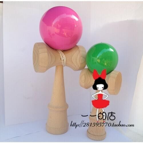 King sword 30cm skill ball wooden toys for children educational toys fun adult professional kendama Retail