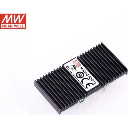 MEAN WELL NSD10-12D12 DC-DC Regulated Dual Output Converter 9.8-36VDC to +12V -12V DC 0.42A 10W Switching Power Supply module