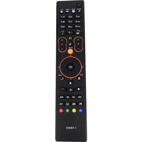 Replacement Remote Control DSI87-1 DS187-1 for Sagemcom SRC-4709 MPEG4 NTVPLUS SAT