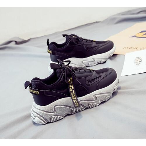 Women Sneakers Lace Up Tenis Designers Ladies Shoes Spring Women Casual Shoes Chunky White Shoes Woman 2020 Chaussures Femme