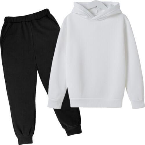 ZWF722 Toddler Baby Boy Clothes Tops Pant Outfits Children Baby Boys Clothing Sets Long Sleeve Kids Hooded Solid Color Autumn