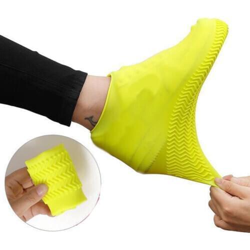 1 Pair Reusable Shoes Protectors Waterproof Shoes Covers Outdoor Non-Slip Shoe Accessories Indoor Wear-Resistant Shoe Cover