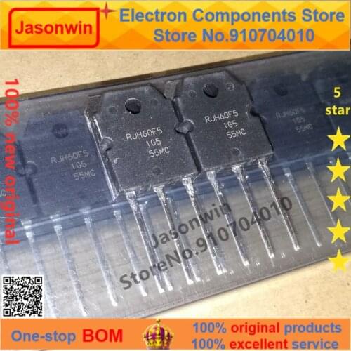 100% nuevo 50 unids/lote original MOSFET IGBT RJH60F5 RJH60F5DPK 600V 80A TO-3P Transistor