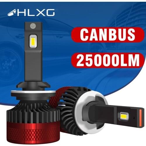 2Pcs Car Headlight Bulb Kit H7 H4 H1 H11 9012 HIR2 Canbus 25000LM Car Light Bulb F5C Plus led auto Bulb H8 H27 H16 HB3 9005 9006