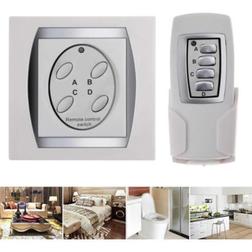 4-Channel 50M Remote Control Switch Power Digital Wireless ON/ OFF