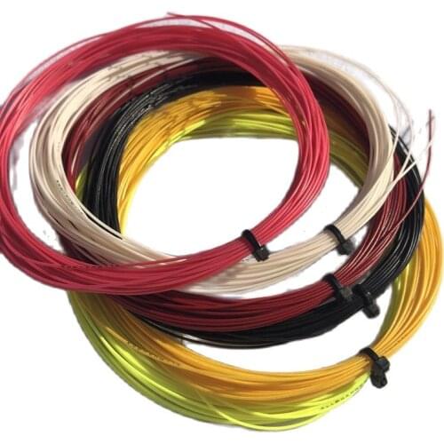 50pcs High tension Badminton racket strings Max tension 46lbs training badminton strings 0.70mm