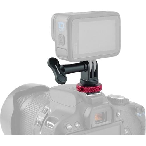 Metal CNC 1/4 Mini Tripod Adapter Mount for GoPro Hero 7 5 6 4 Session Black SJCAM Yi 4K Eken H9 Action Camera Accessory