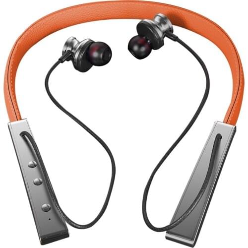 V82 TWS Wireless Neckband Earphone Hands-Free Headphones Bluetooth 5.2 Headset Magnetic Sports Earbuds with Noise Canceling