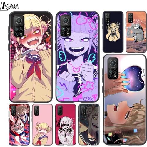 Anime Himiko Toga Boku For Xiaomi Mi Poco F1 F2 X2 X3 M2 M3 Pro NFC 10T Pro Lite Note 10 Pro Mix 3 6 5 Black Phone Case