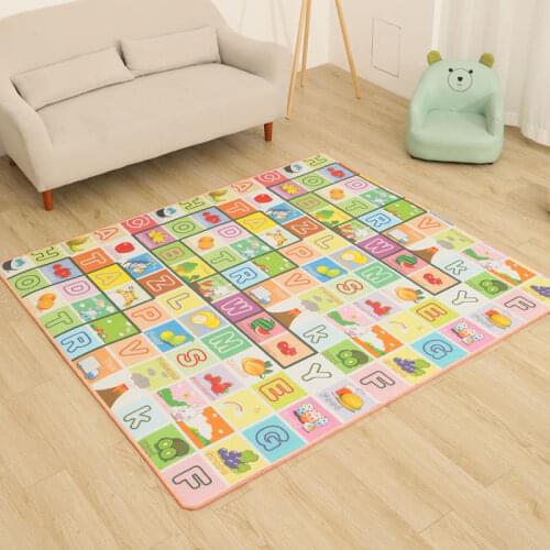 Baby Crawling Play Mat Environmentally Friendly Folding Playmat Carpet for Childrens Safety Mat Rug Playmat Soft Floor Blanket