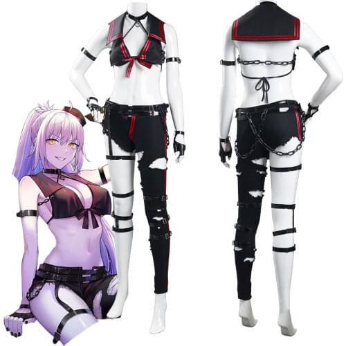FGO Fate/Grand Order Imaginary Scramble Joan of Arc Jeanne d‘Arc Cosplay Costume Sailor Suit Outfits Halloween Carnival Suit