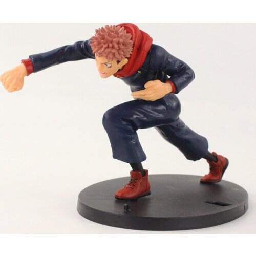 12cm Jujutsu Kaisen Cartoon Itadori Yuji Figurine PVC Model Collection Figure Toys