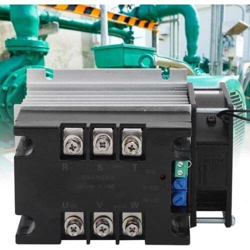 Motor Soft Start Controller 3-Phase Motor Start Board Electrical Accessories Aluminum Bottom for Ball