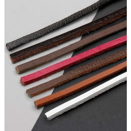 1 Pair 100CM Solid Shoe Laces Leather Square Shoelaces Used For Men And Women Martin Boots Casual Leather Shoes Retro Shoelace