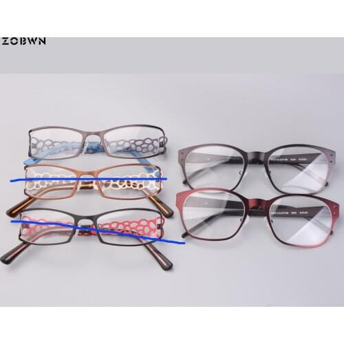 Mix wholesale fashion Women Retro Glasses Frames Men Brand Design prescription Eyeglasses Unisex Optical Glasses Metal Frames