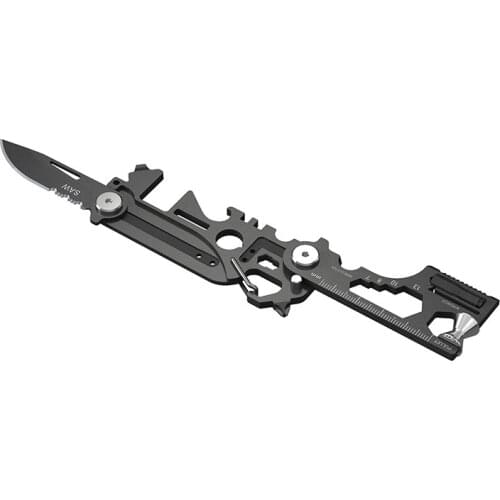 Outdoor Multifunctional Pocket Tool Portable Stainless Steel Pliers Wrench Screwdriver Keychain Combine EDC Fold Knife Tool Set