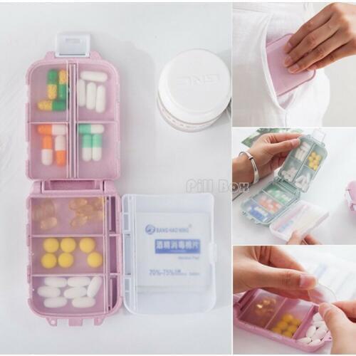 Portable Mini Pill Case Medicine Boxes Travel Home Medical Drugs Tablet Empty Container Home Holder Cases