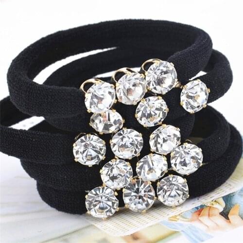 1PCS 3 Big Diamonds Hair Accessories For Women Headband,Elastic Bands For Hair For Girls,Hair Band Hair Ornaments For Kids 2017
