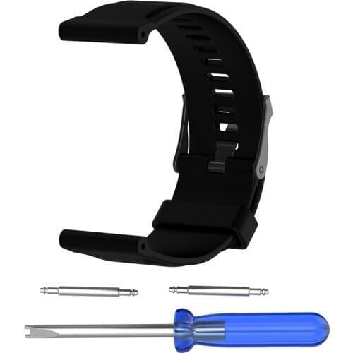 Replacement Silicone Watchband Strap for Suunto Traverse Smart Watch band Bracelet for Suunto Traverse Alpha GPS Watch Accessory