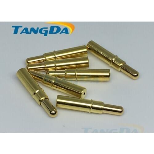 TANGDA pogo pin connector 2.8*13.5 mm Current pin Battery pin Test thimble probe Gold Plated A