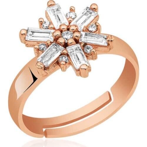 Tevuli 925 Sterling Silver Rose Wind Rose Ring