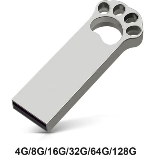 USB Flash Drive USB 2.0 Pendrive 128GB 64GB 32GB 16GB 8GB 4GB Metal Zinc Alloy USB Stick Flash Drive with Keychain Hole