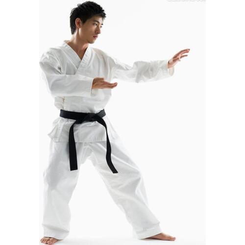 High Quality Cotton Karate training Uniform for men women cotton polyester Training Suit Karate Performance Clothing kids Adult
