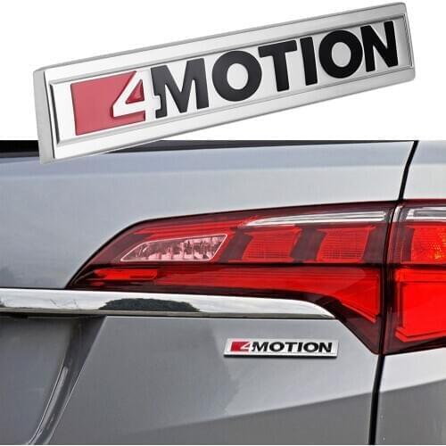 Rear Trunk Fender 4MOTION 4 Motion Logo Emblem Sticker Car Styling For Volkswagen VW Golf Tiguan Touran Variant Caddy Sharan