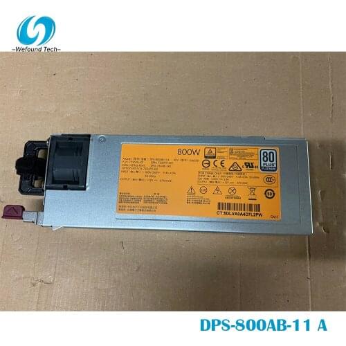 100% working power supply For 380G9 800W DPS-800AB-11 A 720479-B21 723599-001 754381-001 power supply ,Fully tested