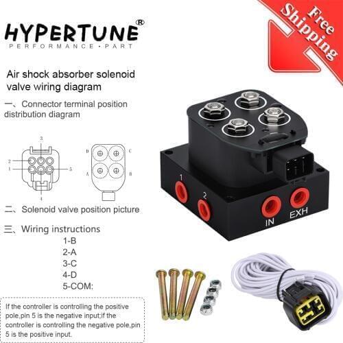 12v Solenoid Valve Air ride Suspension manifold valve ,Pneumatic shock absorber VU2 solenoid valve set Free Shipping