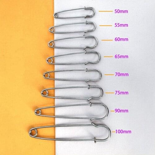 5pcs/set Silver bronze color Metal Safety Pins Stitch Holders Brooch Craft Findings DIY Sewing Tools Jewelry Apparel Accessories