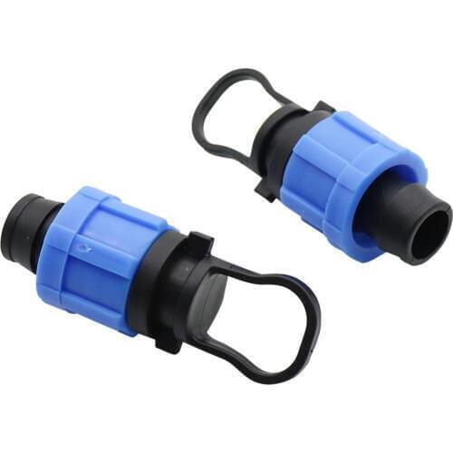 Agriculture 5/8" Thread Lock Drip Tape End Plug for Irrigation water hose connector Drip Tape irrigation fittings 5 Pcs