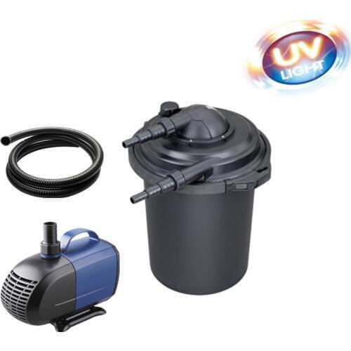 BOYU EFU-8000 Koi fish pond biochemical filter, pond biochemical filter barrel, with UV germicidal lamp water purifier
