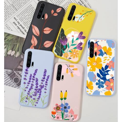 Floral TPU Case For Huawei P Smart 2021 2019 Z S Y9 Prime 2019 Y5P Y7A Y7P Y8P Y9S Honor 20 10 Lite Pro 10i 20S Cover Silicone