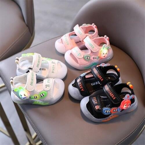 Disney cartoon toddler children summer sandals, mens and womens child baotou anti play sandals infant baby shoes