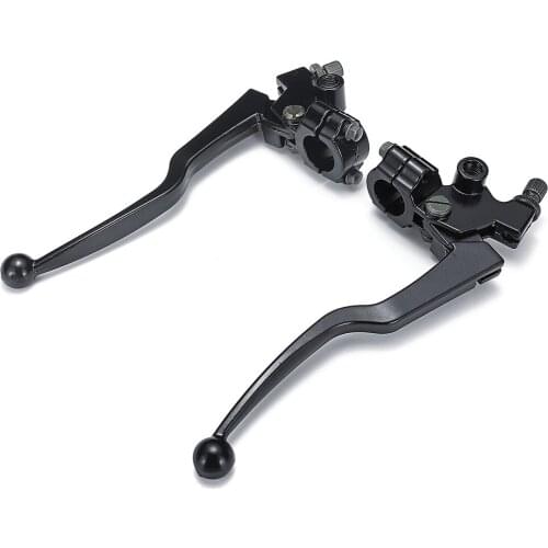 X-Pair Motorcycle Brake Clutch Levers Black For Honda CG 125 Aluminum Alloy Motorbike Brake & Clutch Lever Cable Front Brake