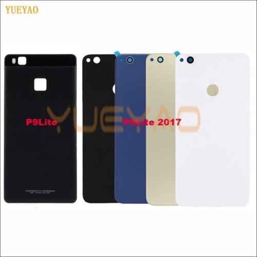 Housing For Huawei Back Housing Cover Rear Door For Huawei P9 Lite/ P9 Lite 2017 Back Glass Battery Cover Case Panel Replacement