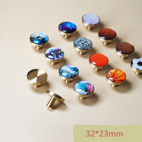 Brass + Shell Hook Pastoral Gold Cabinet Knobs Drawer Pulls Kitchen Hallway Clothes Wall Hangings Hooks Furniture Handles